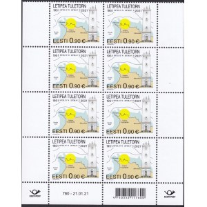 Estonia Stamp Block 2021 - Letipea Toletorn