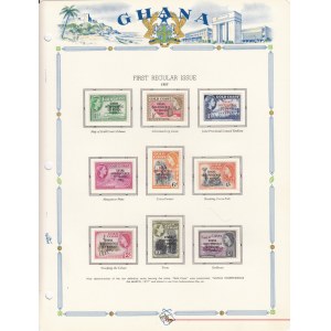 Group of stamps: Ghana 1957- 59