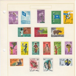 Group of stamps: Nigeria, Somalia 1960's
