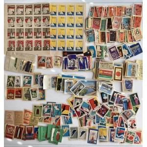 Group of matchbox labels - Many Estonia, Russia USSR & other countries