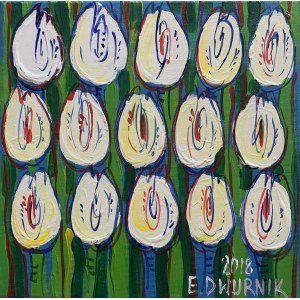 Edward Dwurnik, Tulipany, 2018