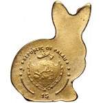 Zestaw 4 złotych monet, Palau, 1 dolar