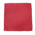 Smooth red TREVIRA scarf