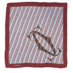 Foulard Must De Cartier marron et crème