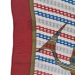 Foulard Must De Cartier marron et crème