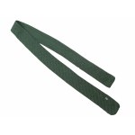 Cravate verte avec broderie