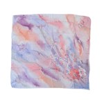 Echarpe en soie ( ?) rose lilas