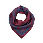 Echarpe en soie (100% soie) avec motif floral, Lanvin