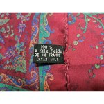 Echarpe en soie (100% soie) avec motif floral, Lanvin
