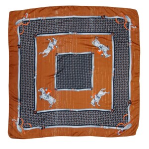 Voile avec motif de cavaliers, J. Mico Sancho, France