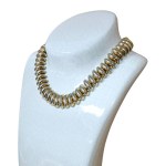 Collier fantaisie fang en or