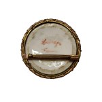 Broszka porcelanowa (Limoges)