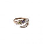 Ring aus Silber-Emaille (925)