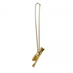 Chaîne avec pendentif trompette