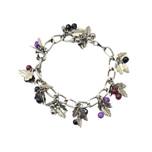 Bracelet fantaisie avec feuilles