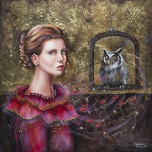 Anna Sandecka-Ląkocy, Owli My Pearl, aus dem Zyklus Animals My Love, 2023