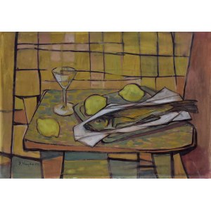 Frederick Antoni HAYDER (1905-1990), Still Life with Fish, 1957