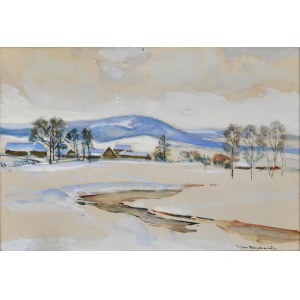 Stefan FILIPKIEWICZ (1879-1944), Winter Landscape from Podhale.