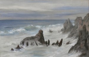 Soter JAXA-MAŁACHOWSKI (1867-1952), „Skaliste wybrzeże”, 1920