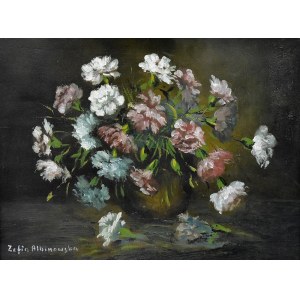 Zofia ALBINOWSKA-MINKIEWICZOWA (1886-1971), Carnations in a Vase.