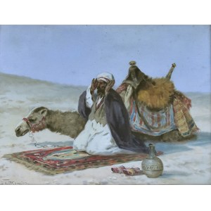 Adam SETKOWICZ (1876 - 1945), „Modlący się Arab”