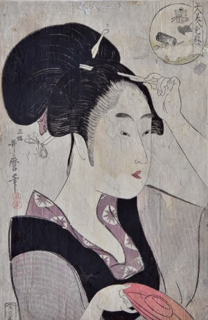 Kitagawa UTAMARO (1753-1806), „Młoda kelnerka z herbaciarni Suminoe w Shiba”
