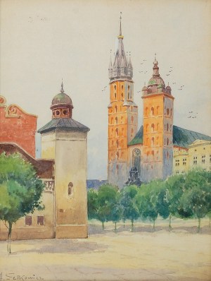 Adam SETKOWICZ (1876-1945), Kraków - Kościół Mariacki