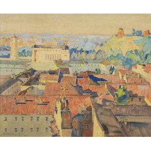 Adam MIĘDZYBŁOCKI (1883-1956), Panorama Wilna, ok. 1920