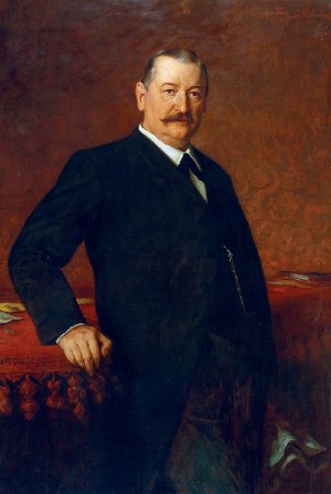 Johann Paul Adolf KIESSLING [KIESLING] (1836-, Portret Maxa Flecka, 1907