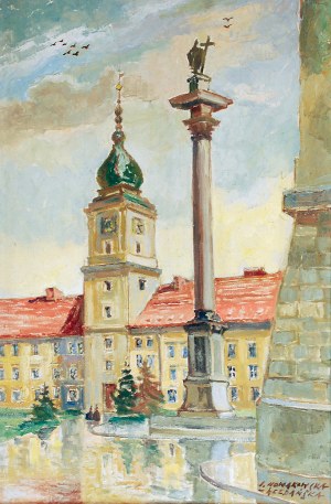 Irena NOWAKOWSKA-ACEDAŃSKA (1906-1983), Warszawa - Zamek Królewski - Wspomnienie, ok. 1970