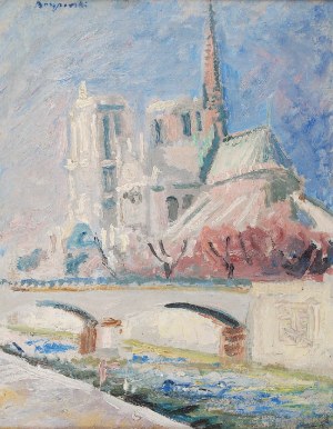 Stanisław BORYSOWSKI (1906-1988), Katedra Notre Dame w Paryżu, przed 1939