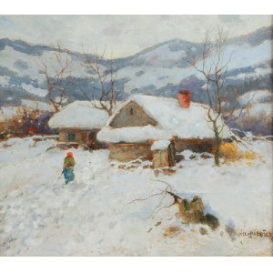 Edmund CIECZKIEWICZ (1872-1958), Zima w górach