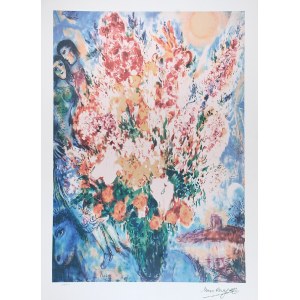 Marc CHAGALL (1887-1985) - według, Kwiaty w wazonie