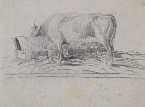 Piotr MICHAŁOWSKI (1800-1855), Krowy - dwa rysunki