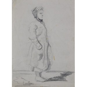 Piotr MICHAŁOWSKI (1800-1855), Venkovská dívka - skica