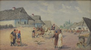 J. [Józef] KOSIŃSKI, XIX w., W miasteczku podkrakowskim