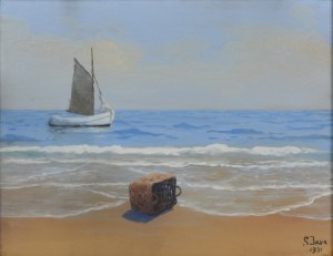 Soter JAXA-MAŁACHOWSKI (1867-1952), Nad brzegiem morza, 1931