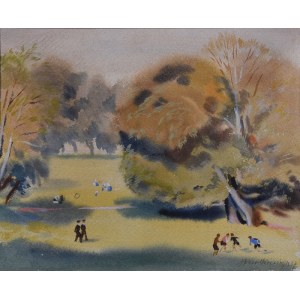 Jozef KOROLKIEWICZ (1902-1988), Boys in the Park, 1937