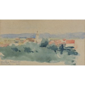 Stanisław Ignacy Poraj FABIJAŃSKI (1865-1947), Panorama des Neuen Marktes, 1913