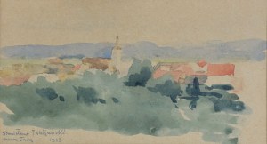 Stanisław Ignacy Poraj FABIJAŃSKI (1865-1947), Panorama Nowego Targu, 1913