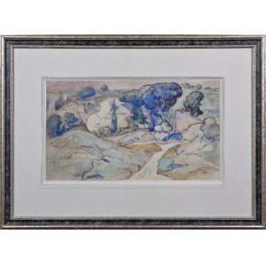 Jan RUBCZAK (1884-1942), Landscape from Beaucaire (Occitania)