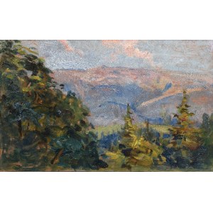 Neurčený maliar, 20. storočie, Horská krajina