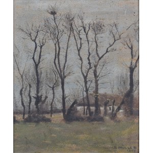 Simon MÜLLER (1885-1942), Trees, 1908