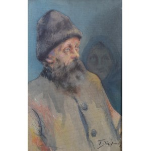 T. JÓZEFOWICZ, XX w., Portret brodatego mężczyzny
