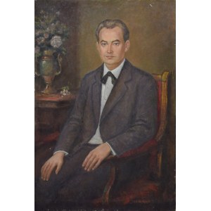 Eugeniusz GROTTO-ŚLEPIKOWSKI (1903-1968), Portrét Ignacyho Brzezińského - prezidenta kožešníků v Lodži
