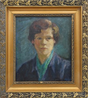 Kazimierz Teofil POCHWALSKI (1855-1940), Portret kobiety, lata 20. XX w.