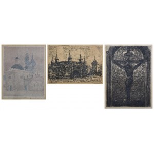 Jan WOJNARSKI (1879-1937), Set of 3 engravings