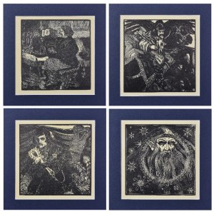 Stanislaw JAKUBOWSKI (1885-1964), Gods of the Slavs - set of 11 woodcuts, 1933