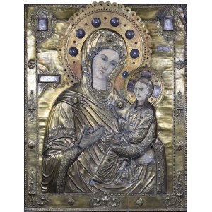 Ikona - Matka Boża Tychwińska, w okładzie