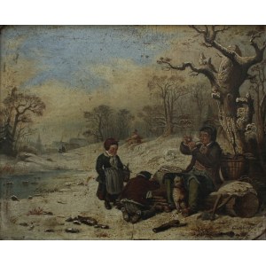 G. Schreibe, Winter genre scene